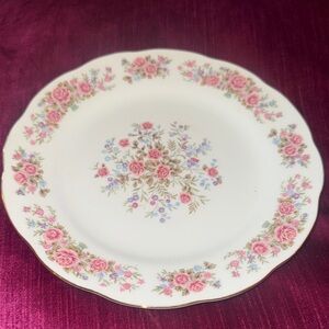 Floral Bone China Dinner Plate
